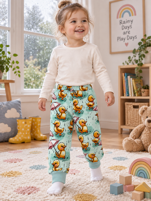 Boys Girls Ducks Sweatpants lifestyle image