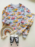 Boys Gray Trucks Set