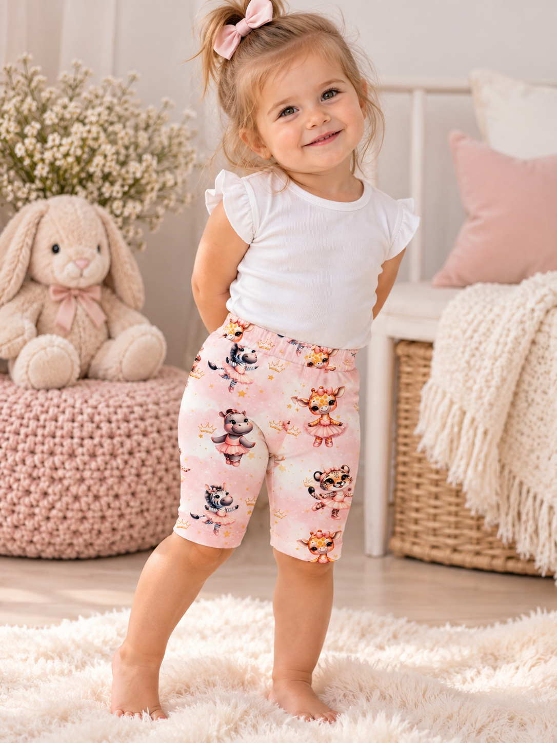 Girls Animal Ballerinas Leggings