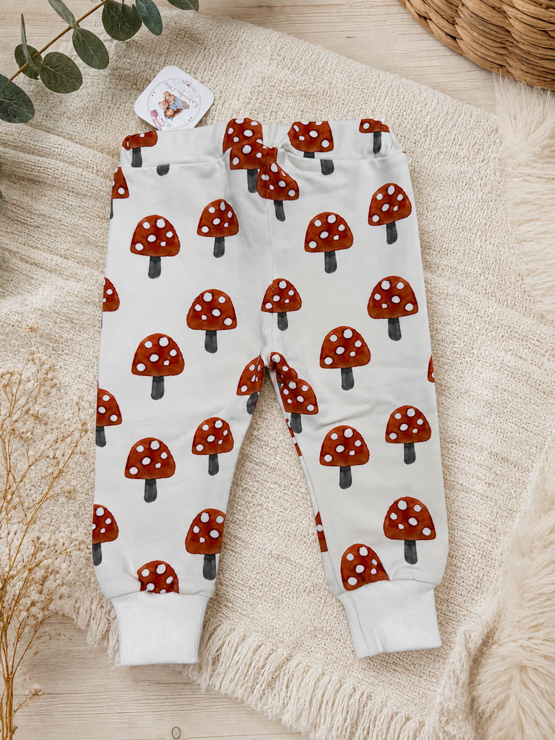 Baby Boys/Baby Girls Mushroom Sweatpants