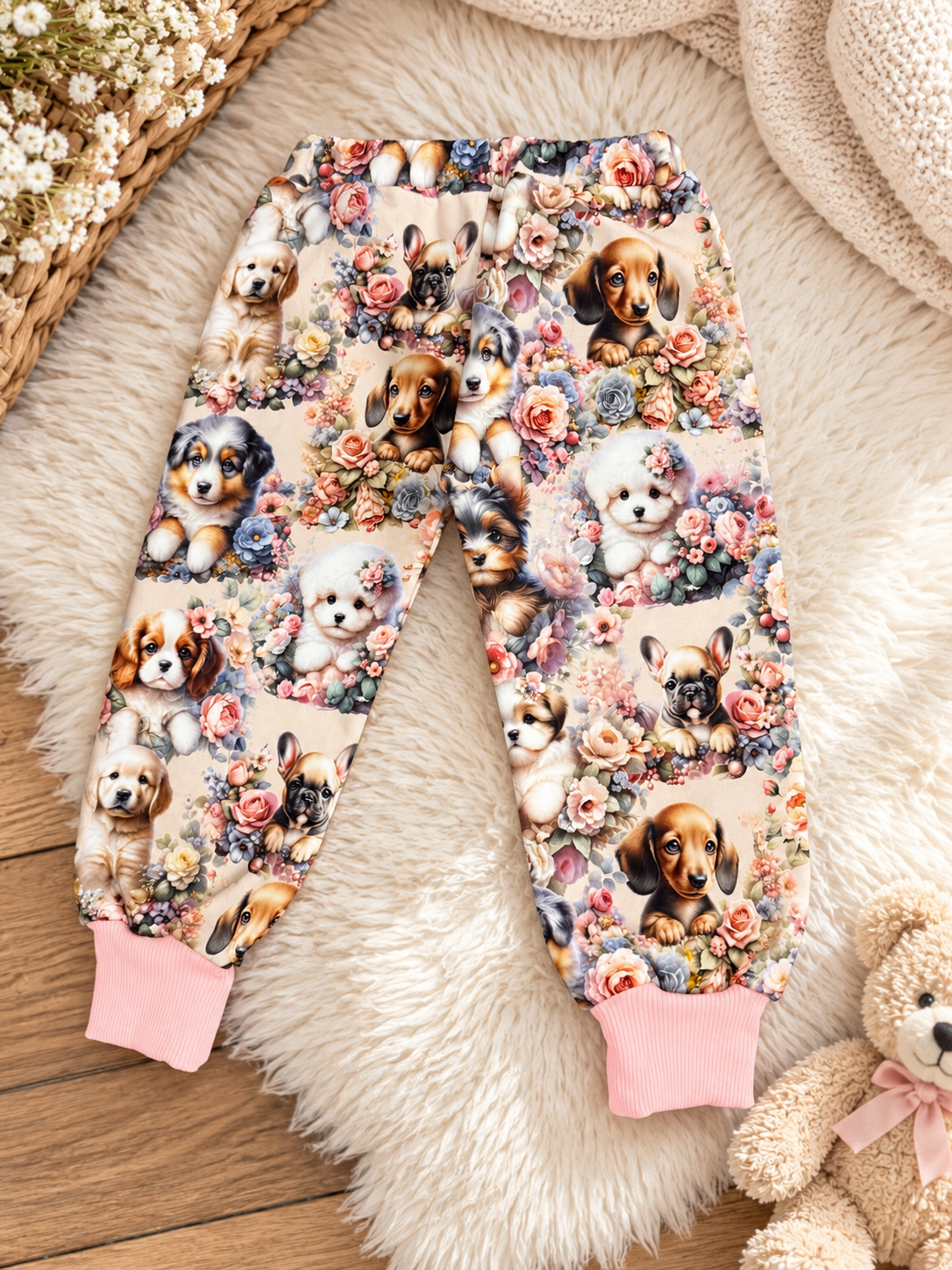 Girls Dogs Pants