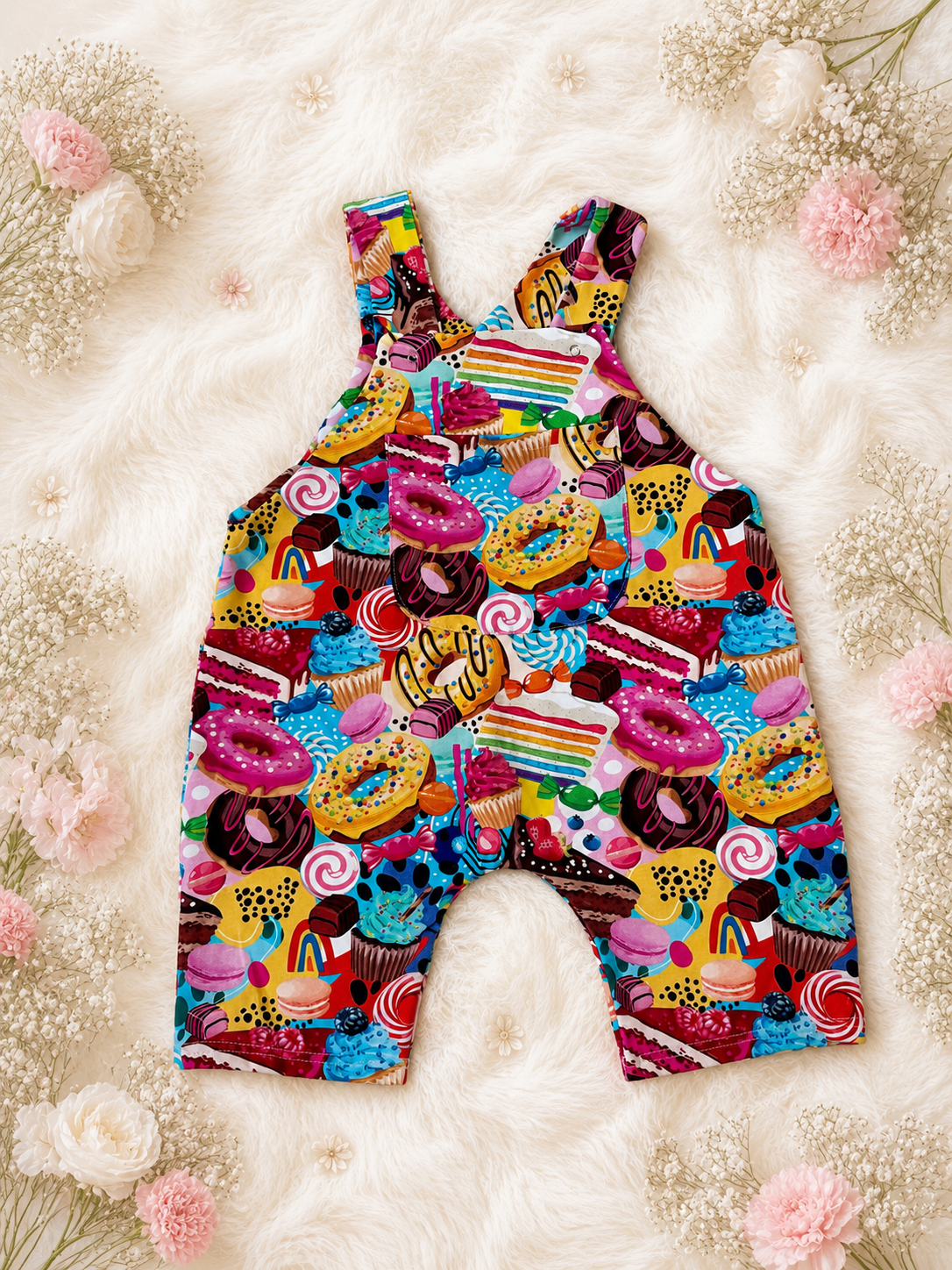 Girls Sweets Overalls