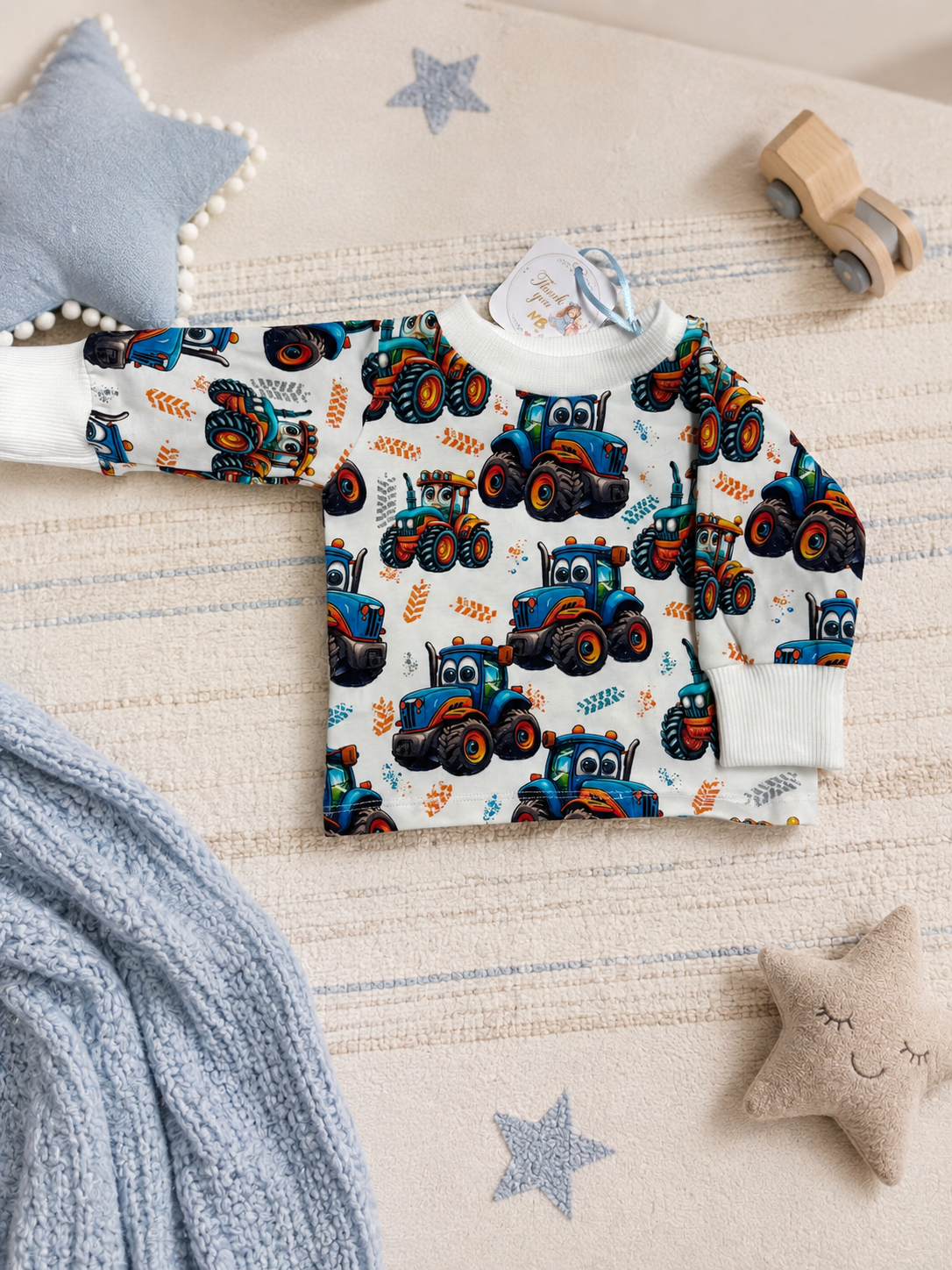 Boys/Baby Boys Tractors Top