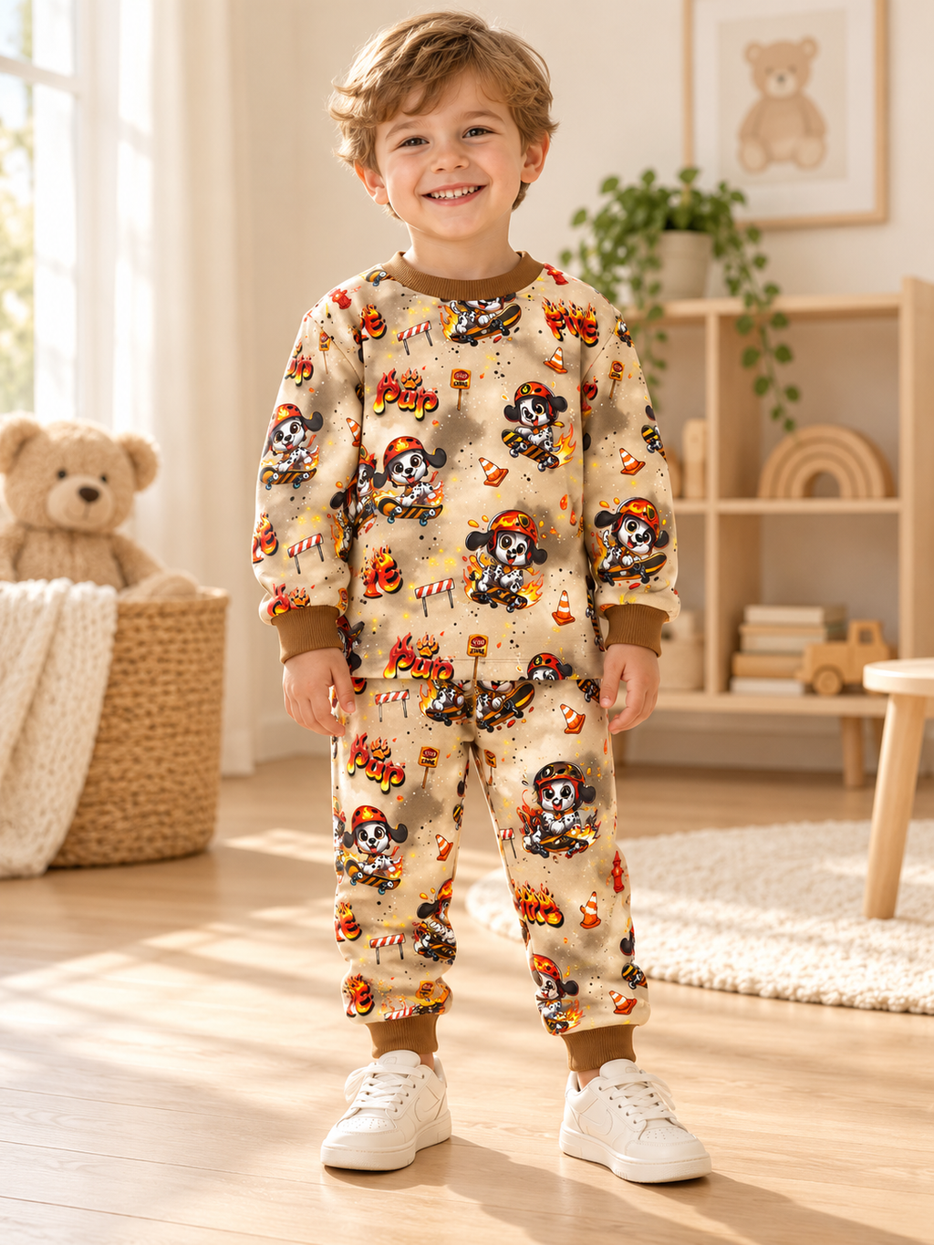 Boys Dogs on Skateboards Tracksuit
