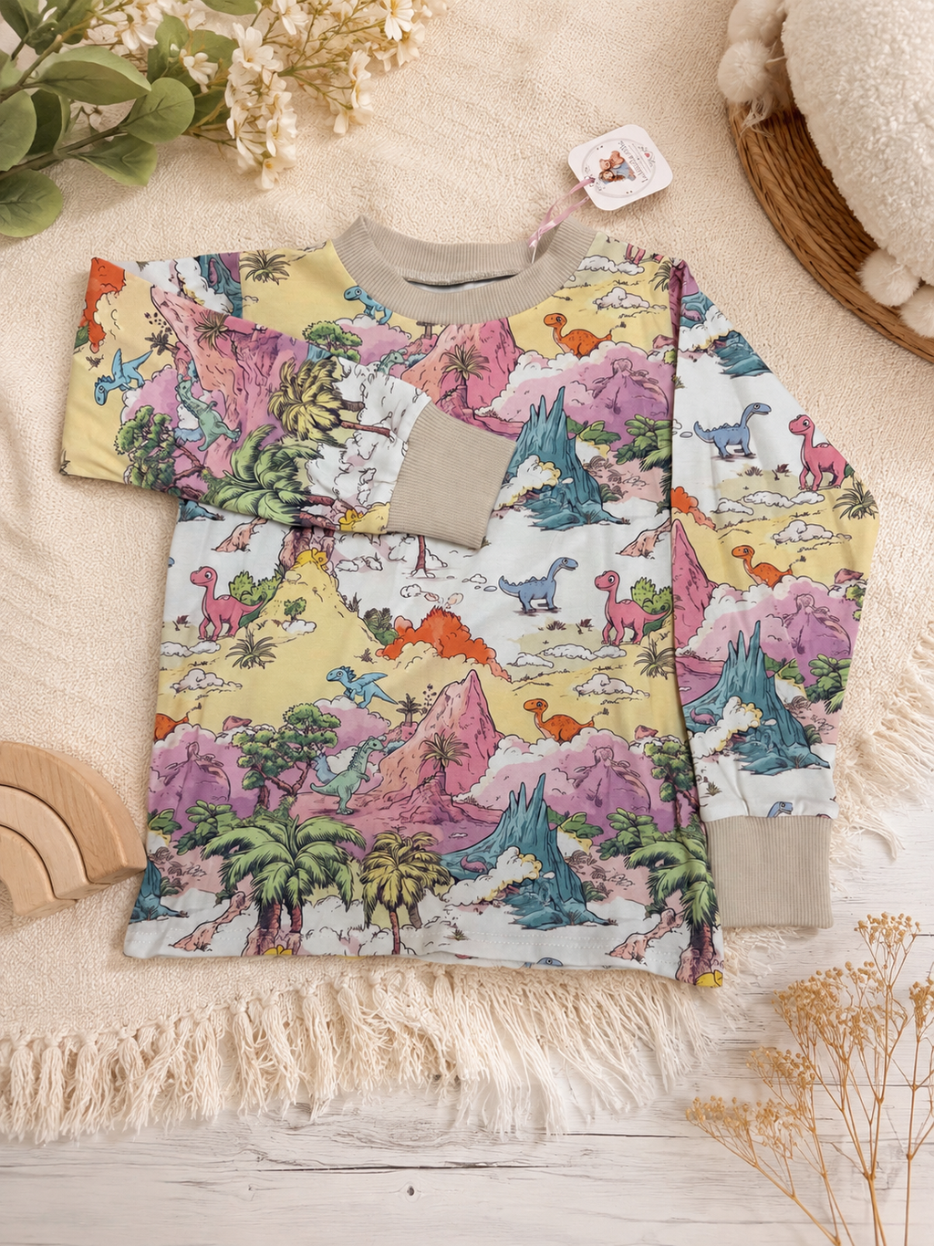 Girls Dinosaurs Blouse