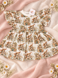 Baby Girls Bunny Short Sleeve Dress