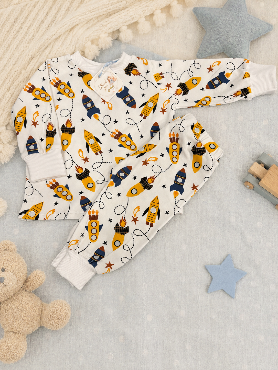 Boys/Baby Boys Rocket Pajamas