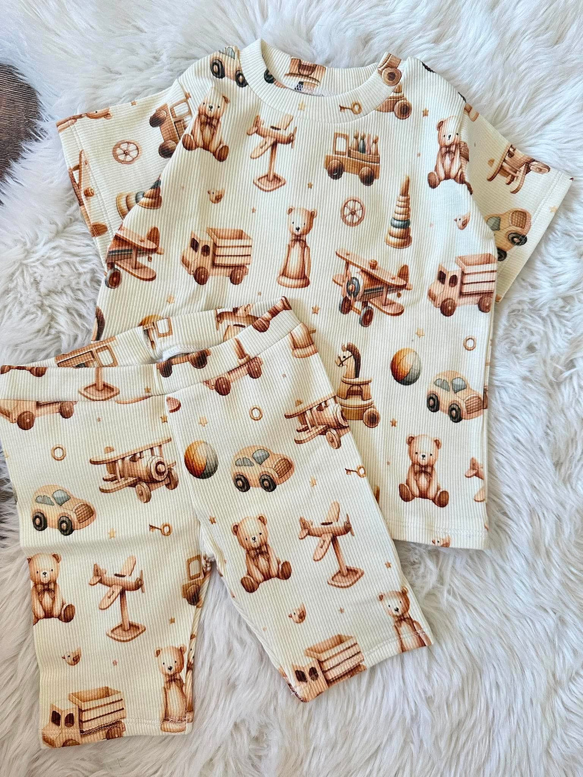 Baby Boy Brown Toys Set