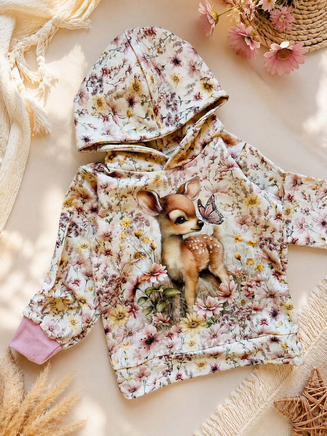 Girls Deer Hoodie