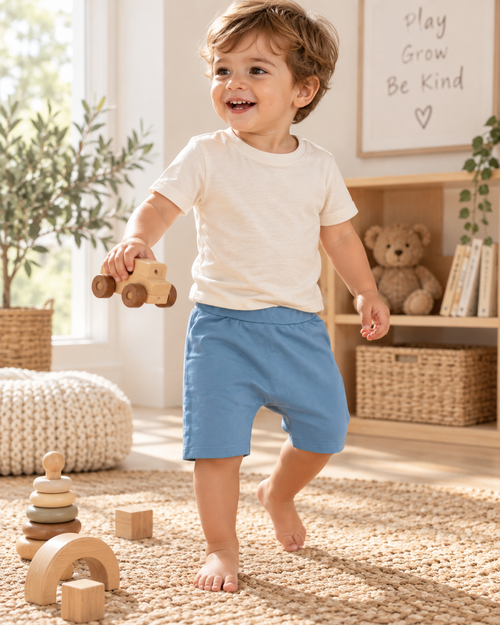 Boys Blue Shorts lifestyle image
