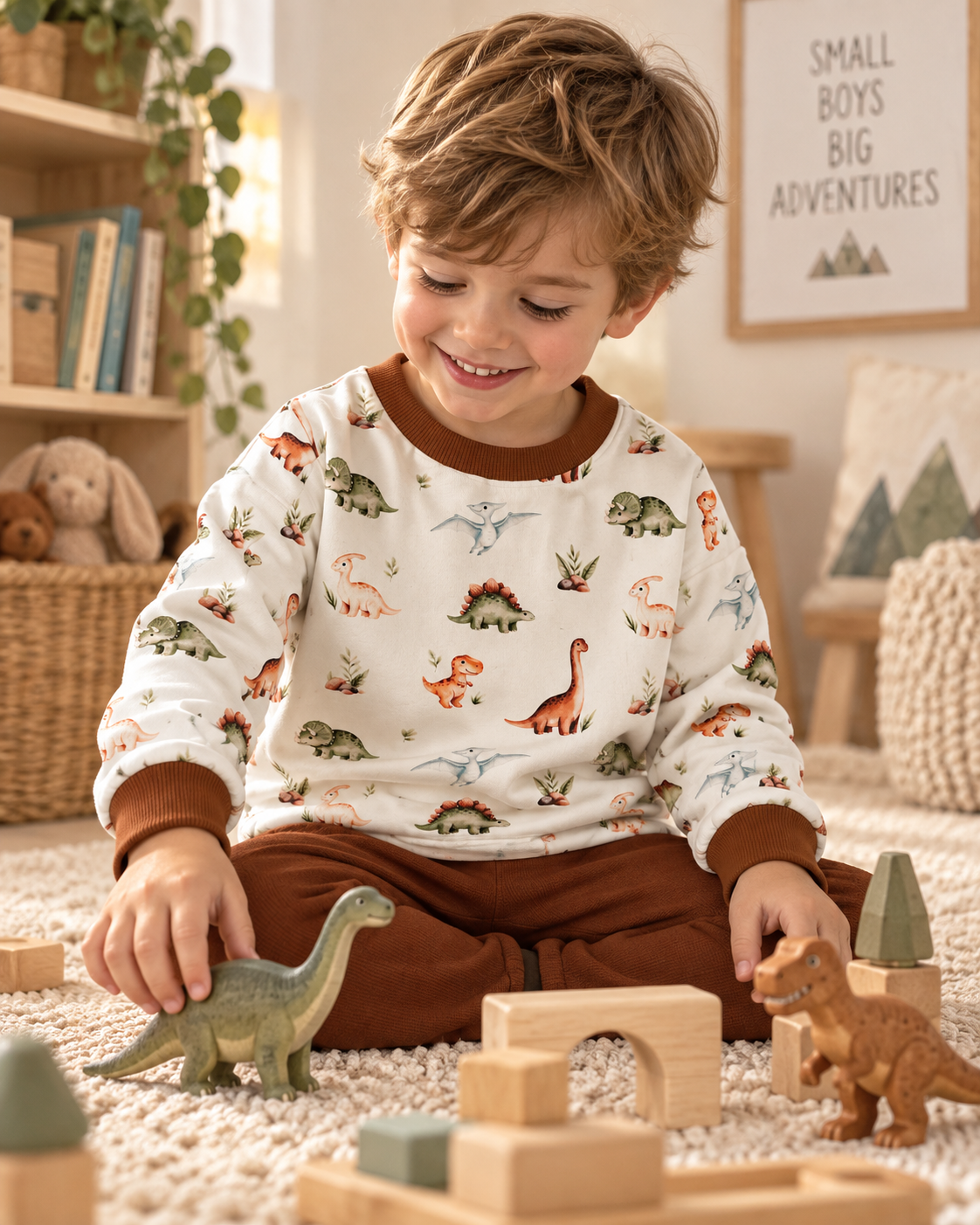 Boys Dinosaurs Sweatshirt lifestyle image